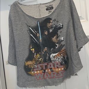 DisneyParks Star Wars Sweatshirt Crop Size XL